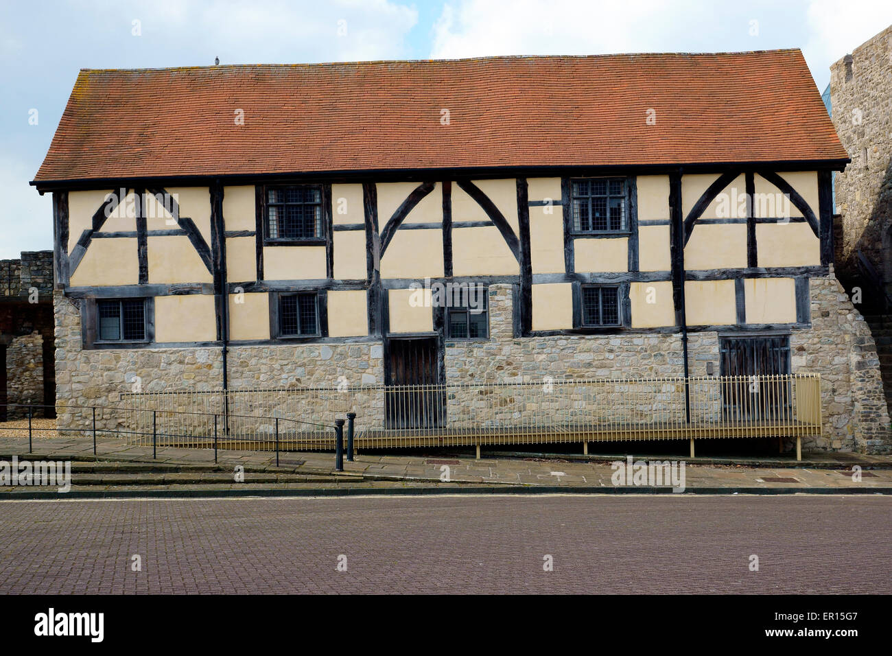 1428 TUDOR HALL DU MARCHAND. WESTGATE, Southampton Banque D'Images