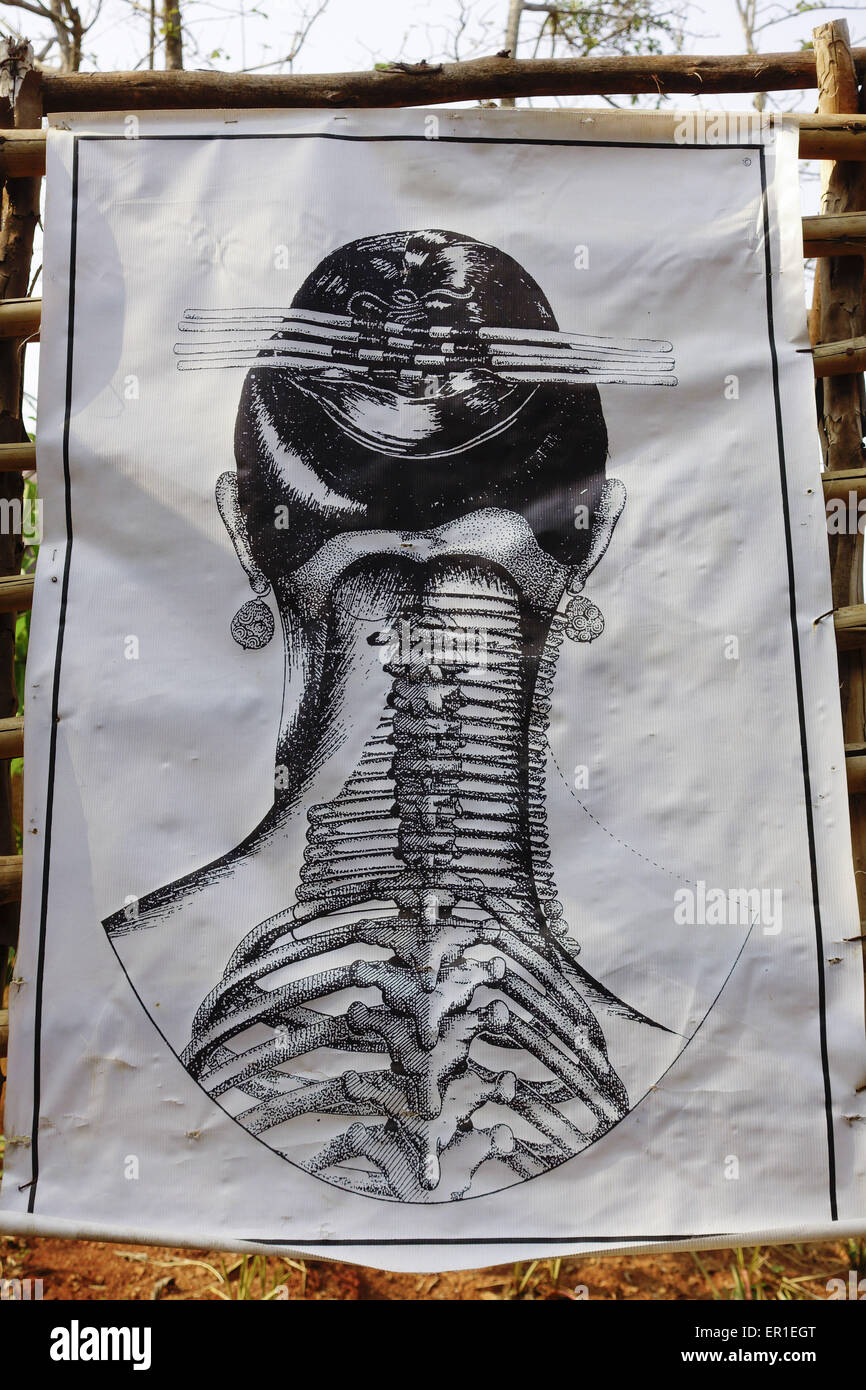 Village de la tribu colline, Thaïlande Photo Stock Alamy