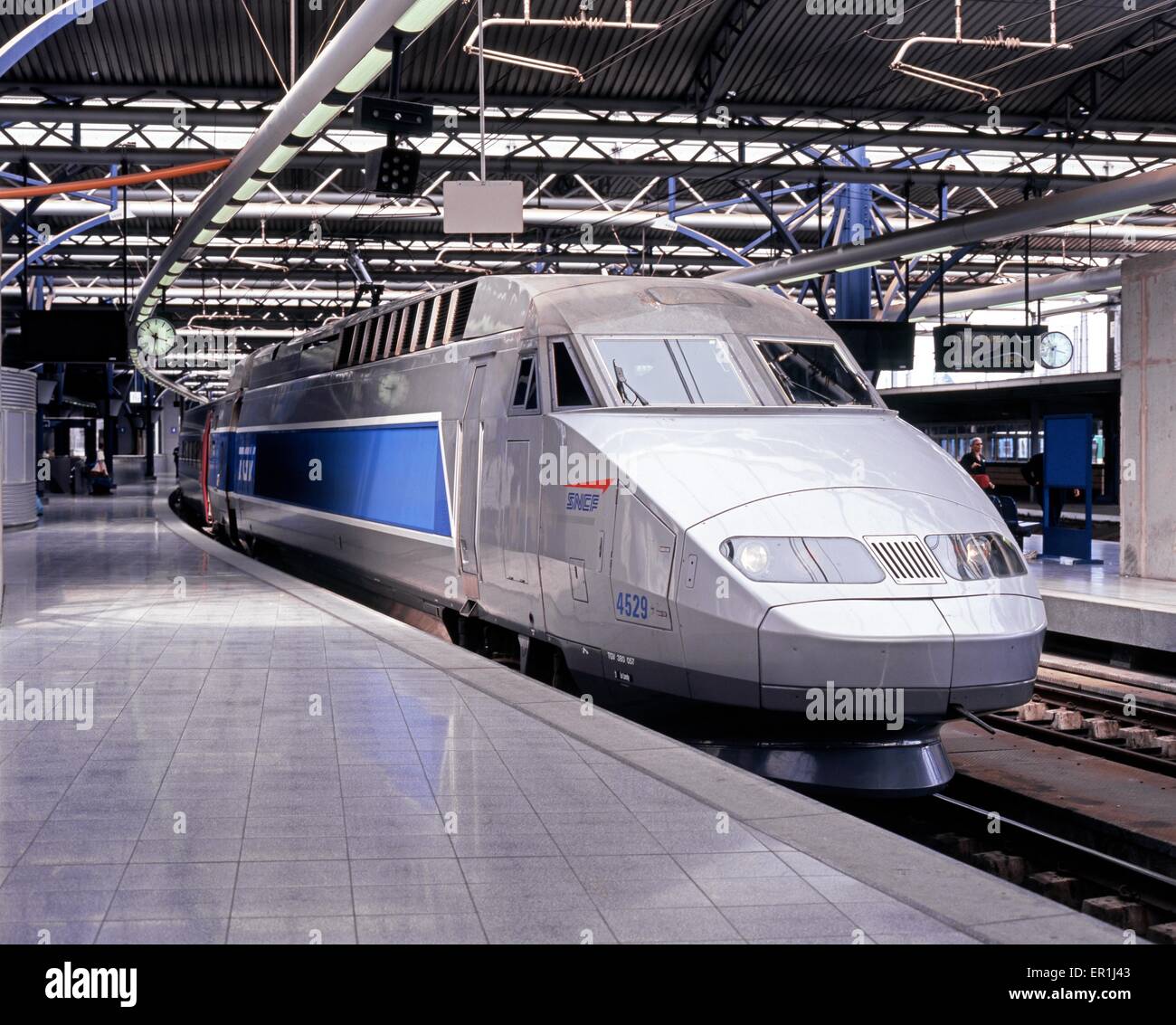 Gare des Chemins de Fer Français dans la gare du Midi de Bruxelles, Bruxelles, Belgique, Europe de l'Ouest. Banque D'Images