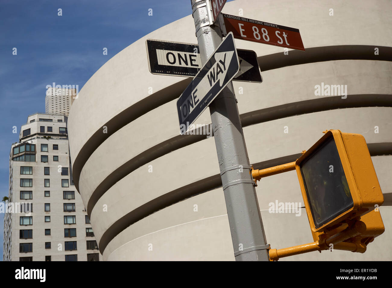 Le Musée Solomon R. Guggenheim, New York City, USA Banque D'Images