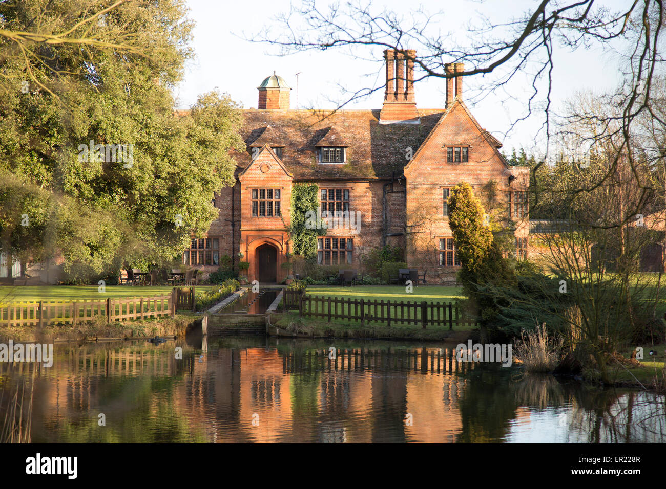 Wood Hall Manor House, Sutton, Suffolk, Angleterre, RU Banque D'Images