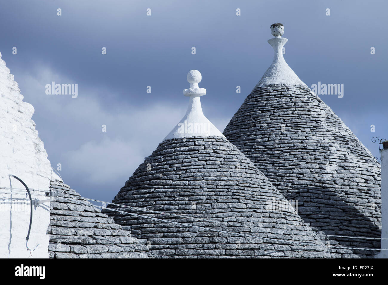 Alberobello, Trulli, Pouilles, Pouilles, Italie, Voyages Banque D'Images