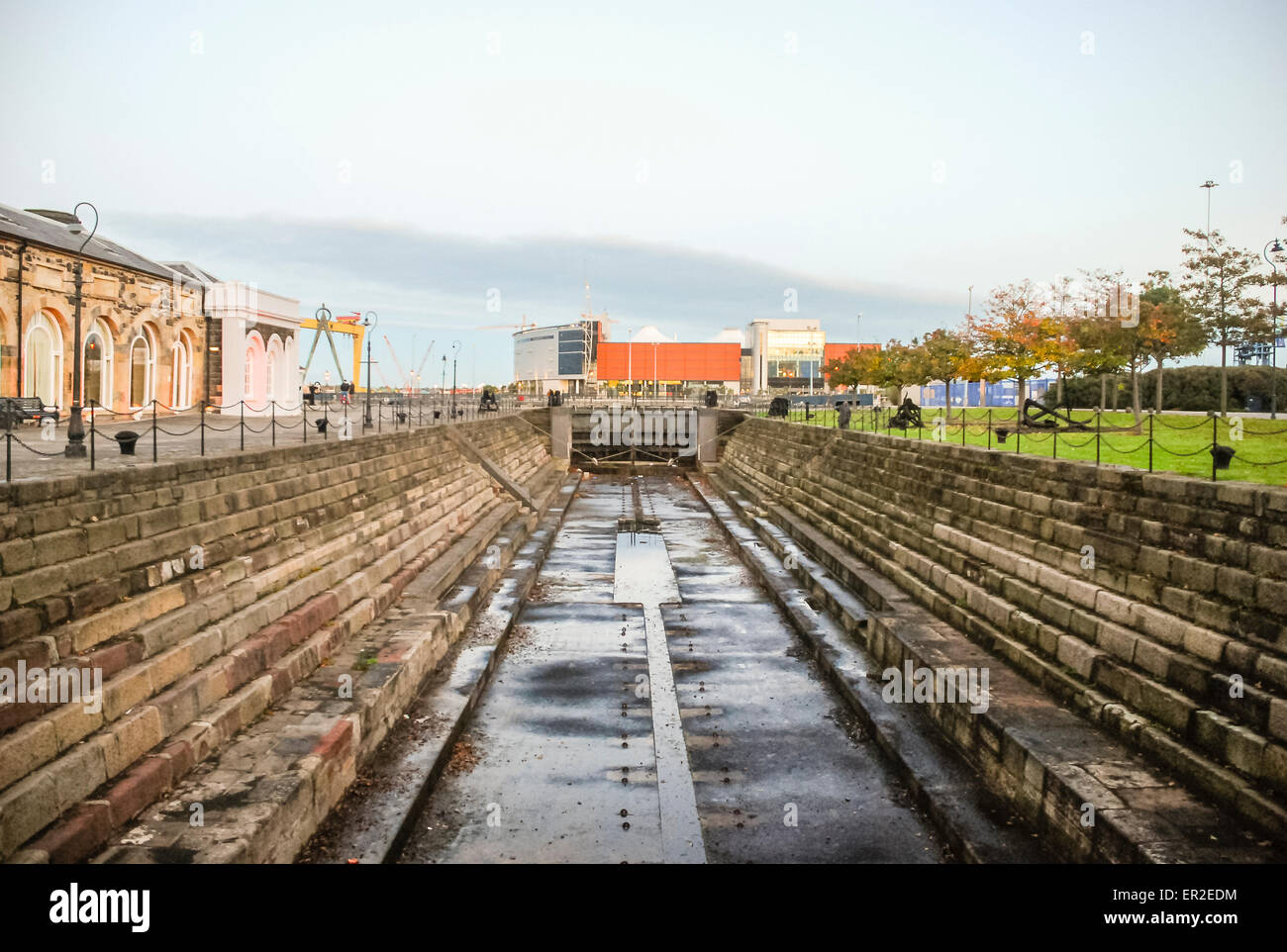 Clarendon dry-dock, Belfast Banque D'Images