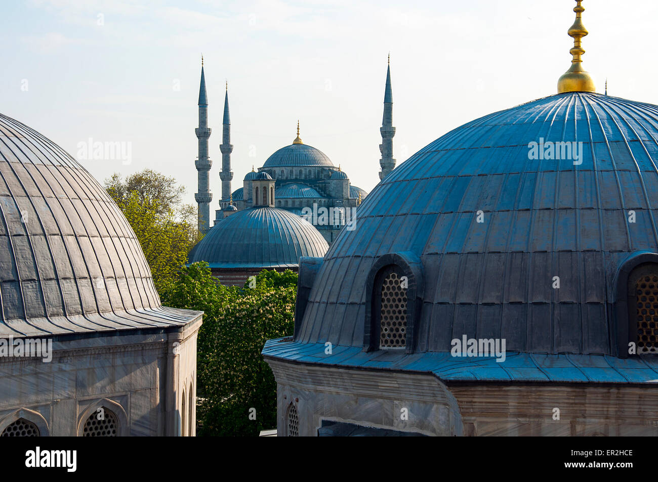 Mosquée bleue, de Sainte-Sophie Banque D'Images