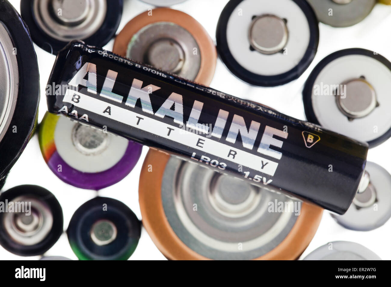 Les piles Banque D'Images