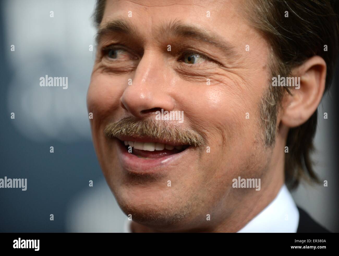 L'acteur Brad Pitt à la première du film à succès à la Fureur le 21 octobre 2014 Newseum à Washington D.C. Banque D'Images