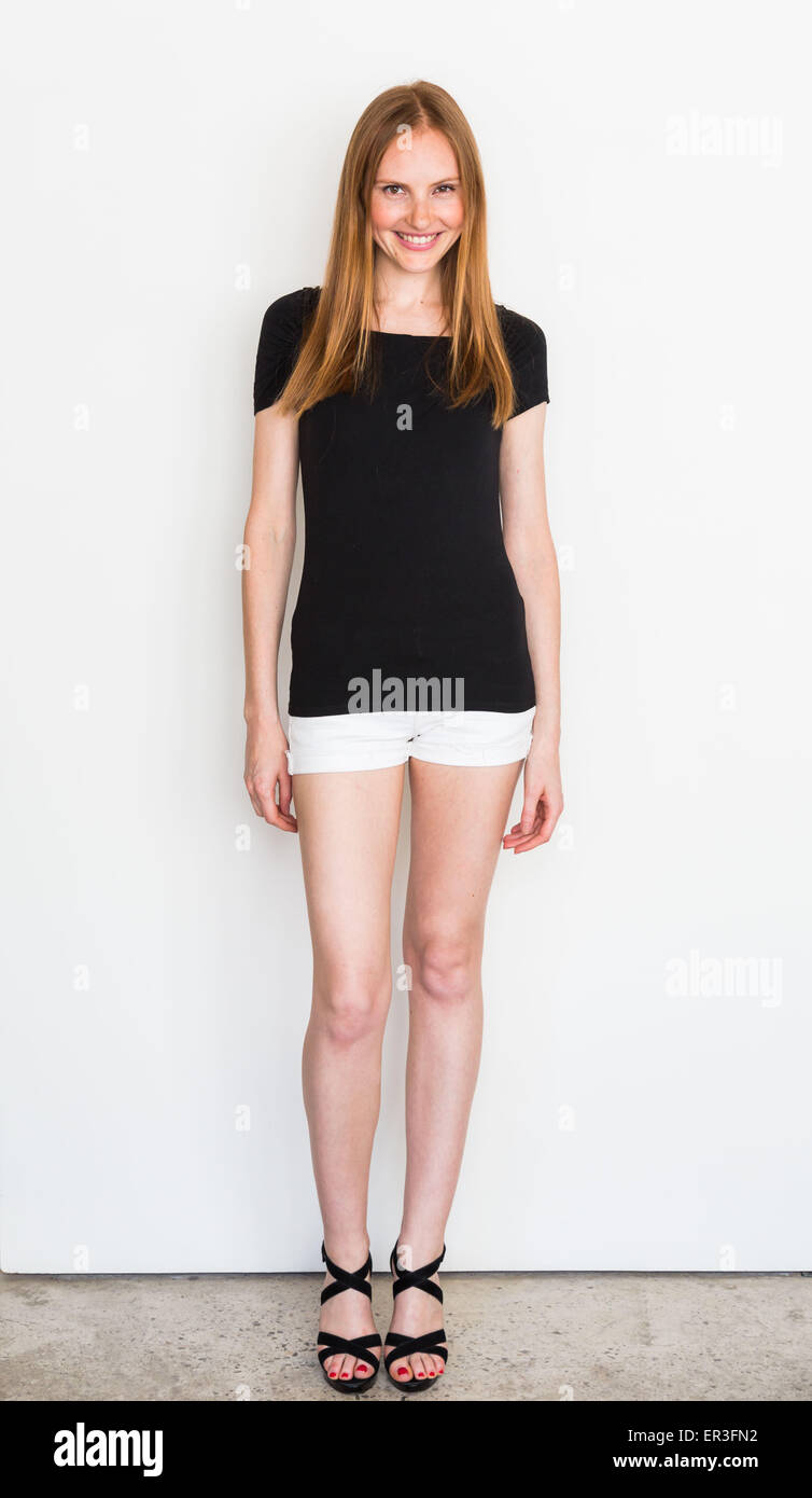 Portrait d'une jeune femme. Banque D'Images