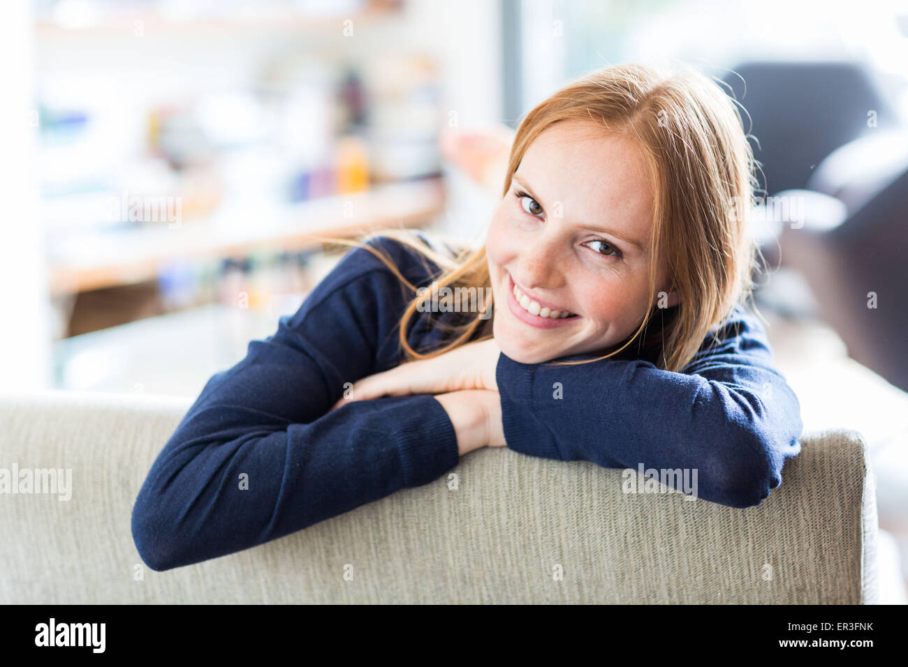 Portrait d'une femme. Banque D'Images