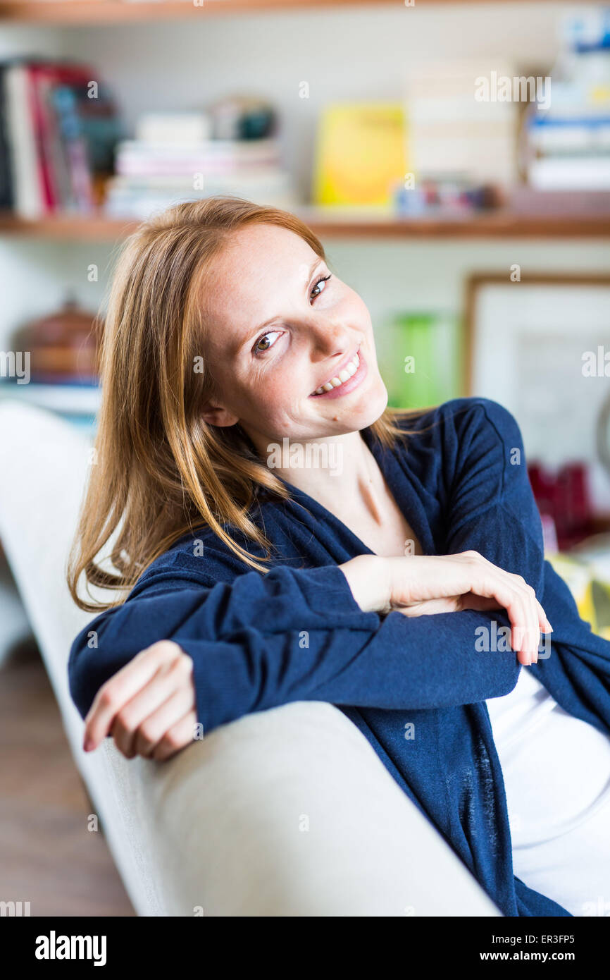 Portrait d'une femme. Banque D'Images Portrait d'une femme. Banque D'Images