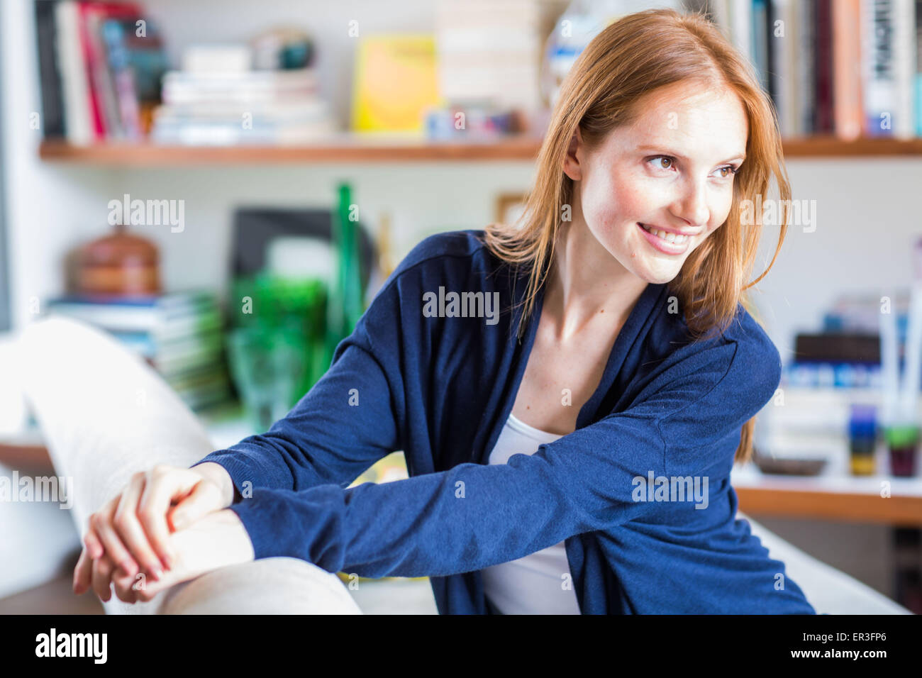 Portrait d'une femme. Banque D'Images
