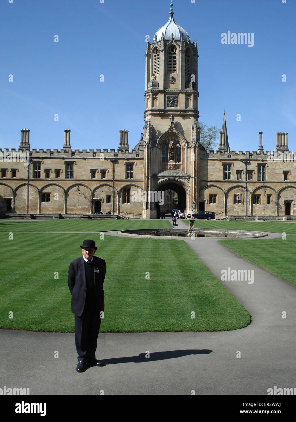 Porter Christchurch College Oxford Banque D'Images