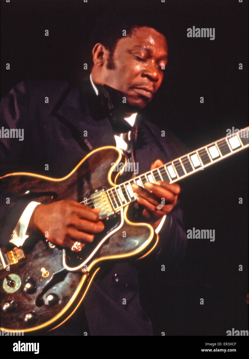 BB King (1925-2015) musicien de blues américain Banque D'Images