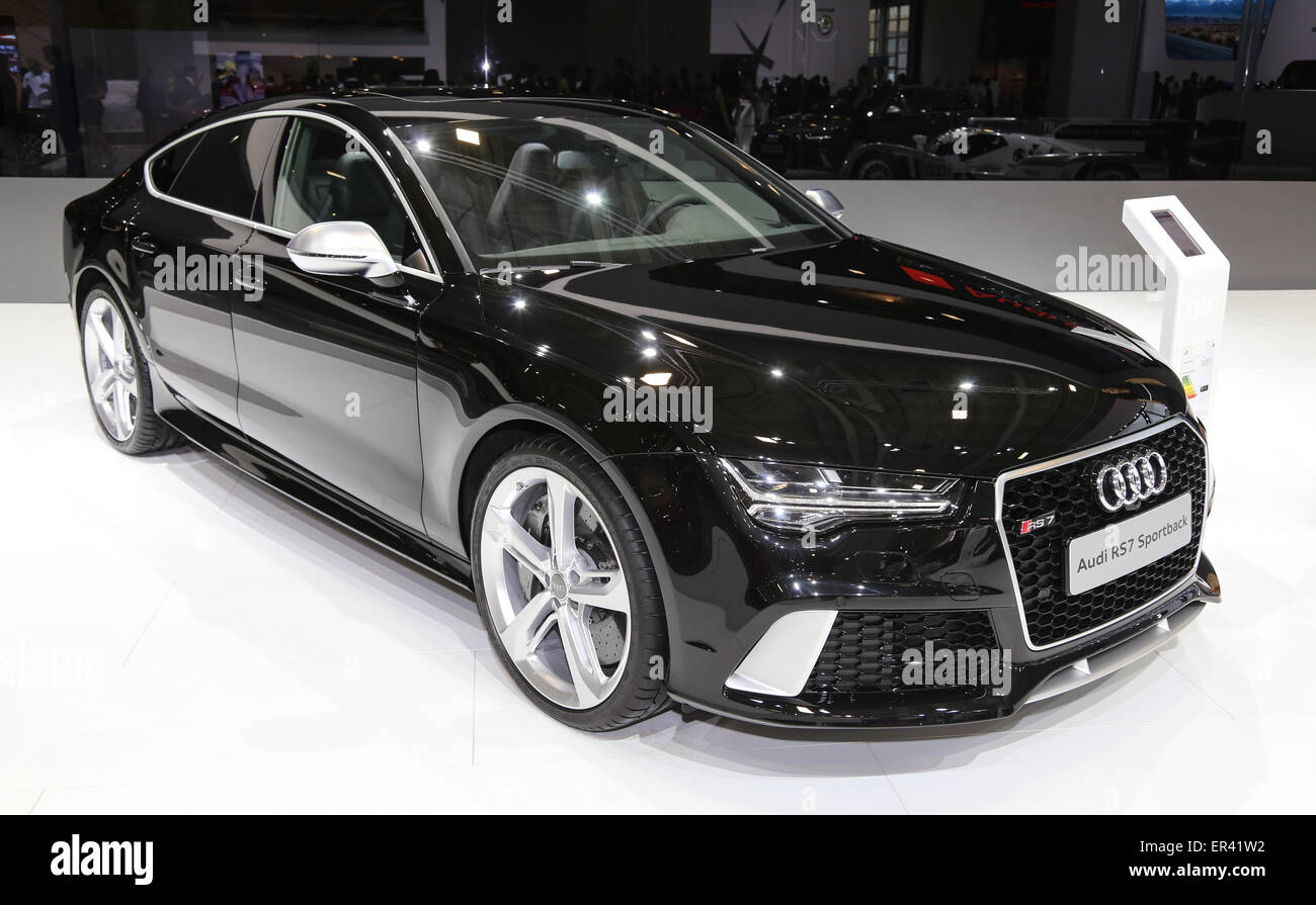 ISTANBUL, TURQUIE - 21 MAI 2015 : Audi RS 7 Sportback à Istanbul Autoshow 2015 Banque D'Images