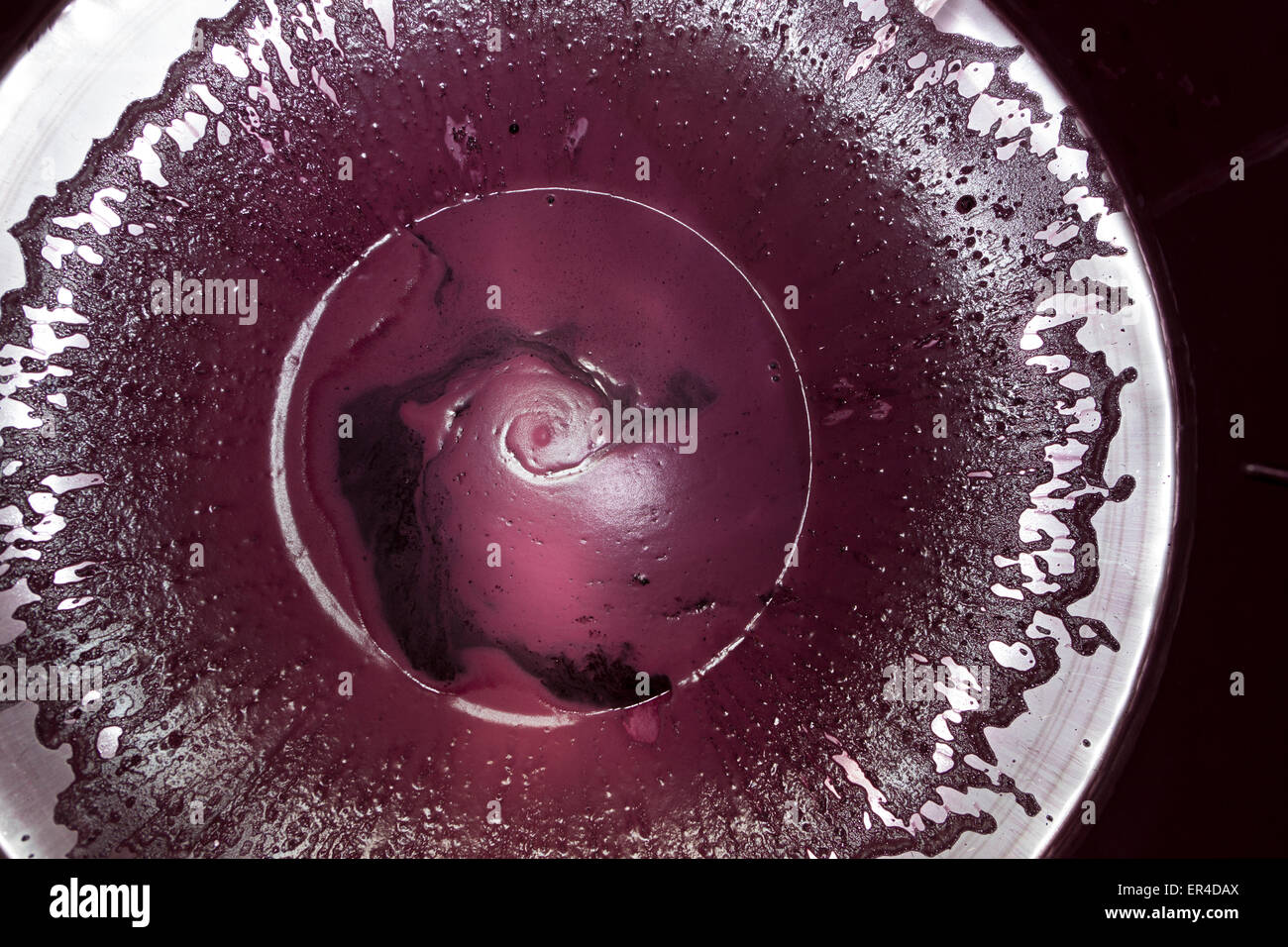 Au cours de la production de vin rouge au Cape Grace aux vins de la région de la rivière de Magaret Australie Occidentale Banque D'Images