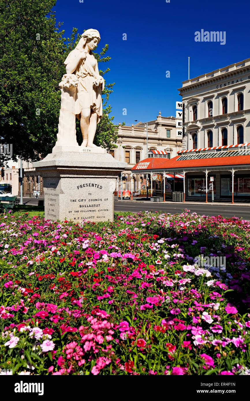 La ville de Ballarat a conservé beaucoup de sa belle architecture de l'époque de goldfields 1800.C'est Sturt street Banque D'Images