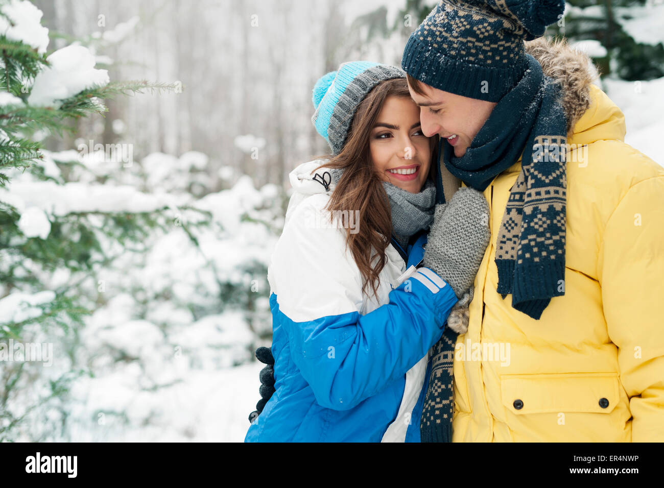 Quelques passionnés pendant la saison d'hiver. Debica, Pologne Banque D'Images