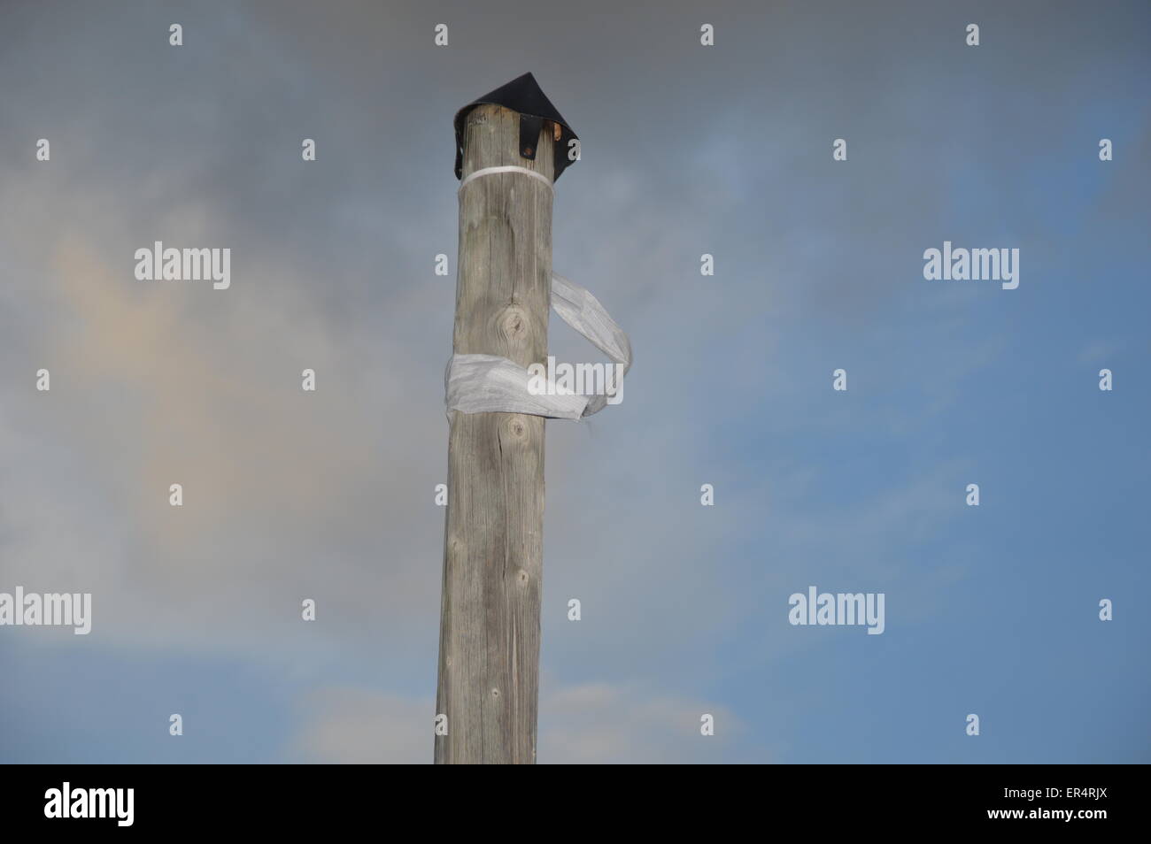 Un mât dans une botte dans le sud de la France,Pole Banque D'Images