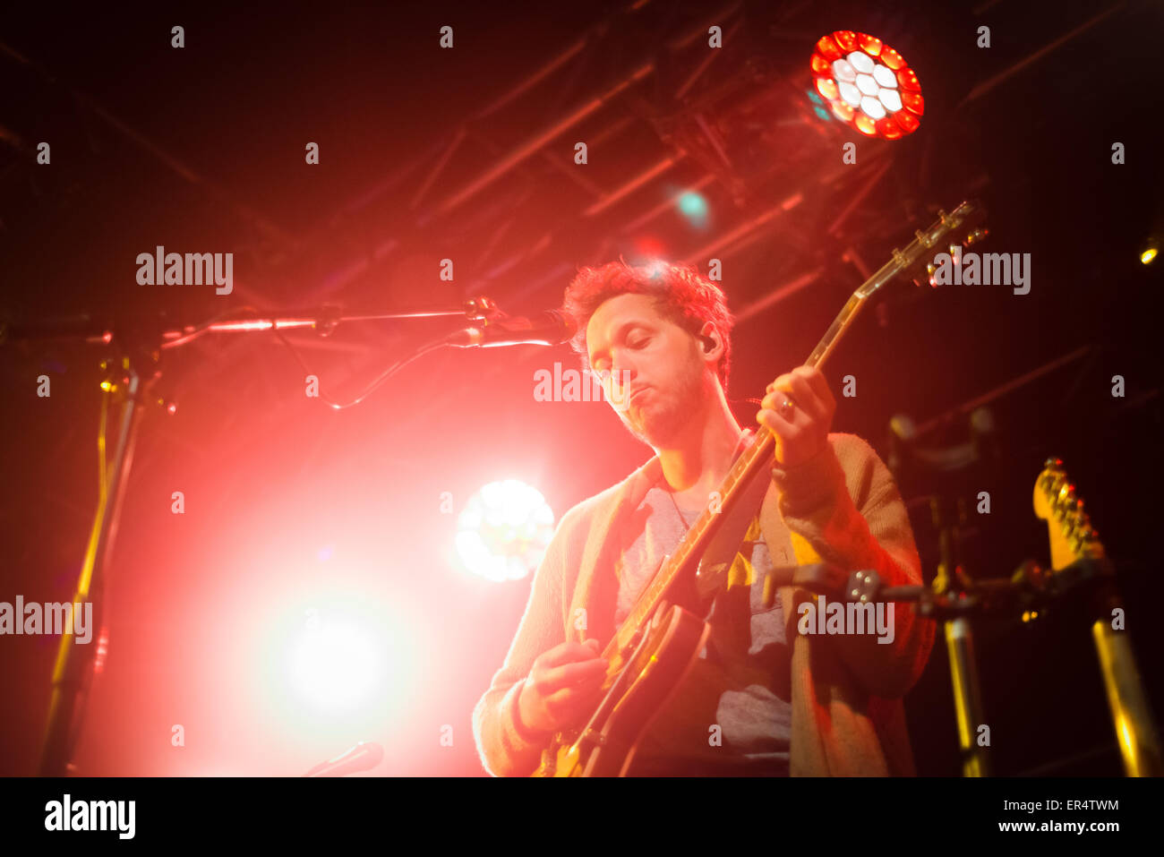 Gungor jouant la Edinburgh Chambres liquide 2015 Banque D'Images