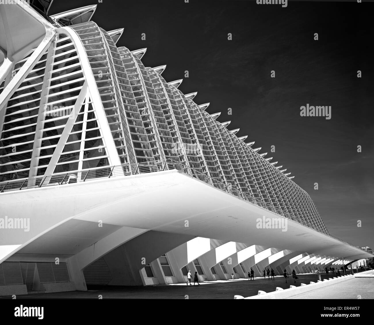 Principe Science Museum, Valence, Espagne. Banque D'Images