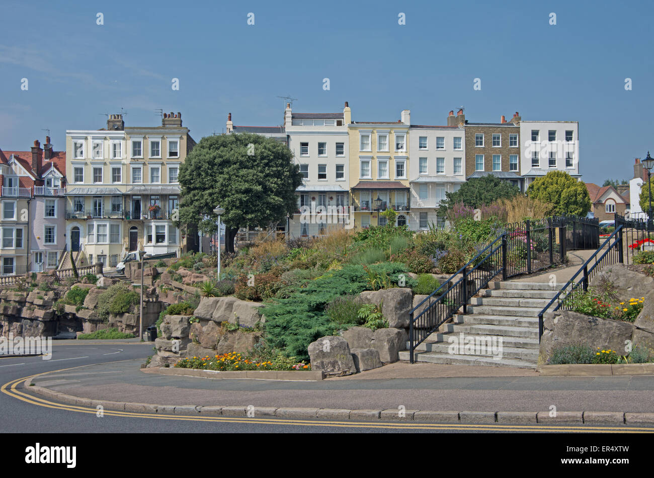Ramsgate, hébergement, près de l'avant Banque D'Images