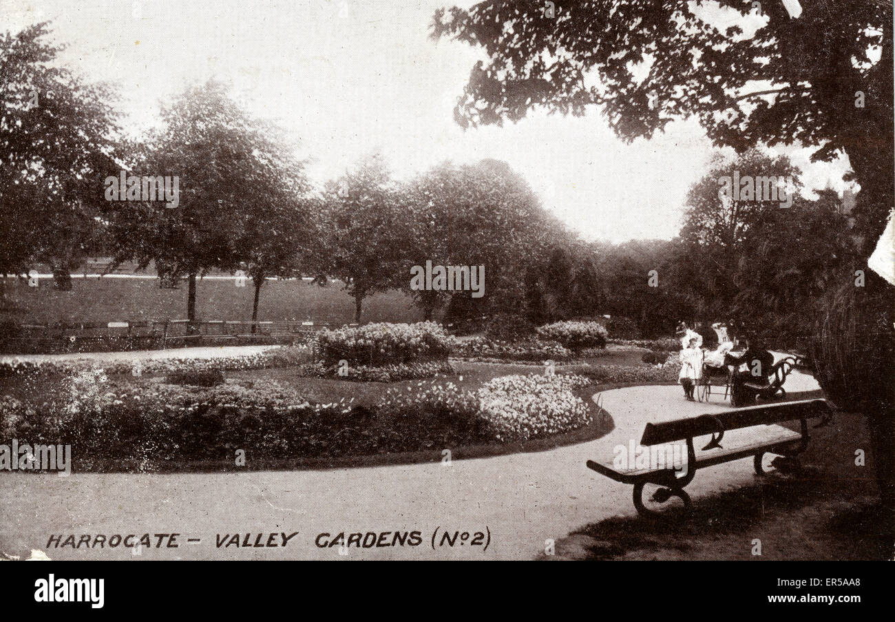 Valley Gardens, Harrogate, Yorkshire Banque D'Images