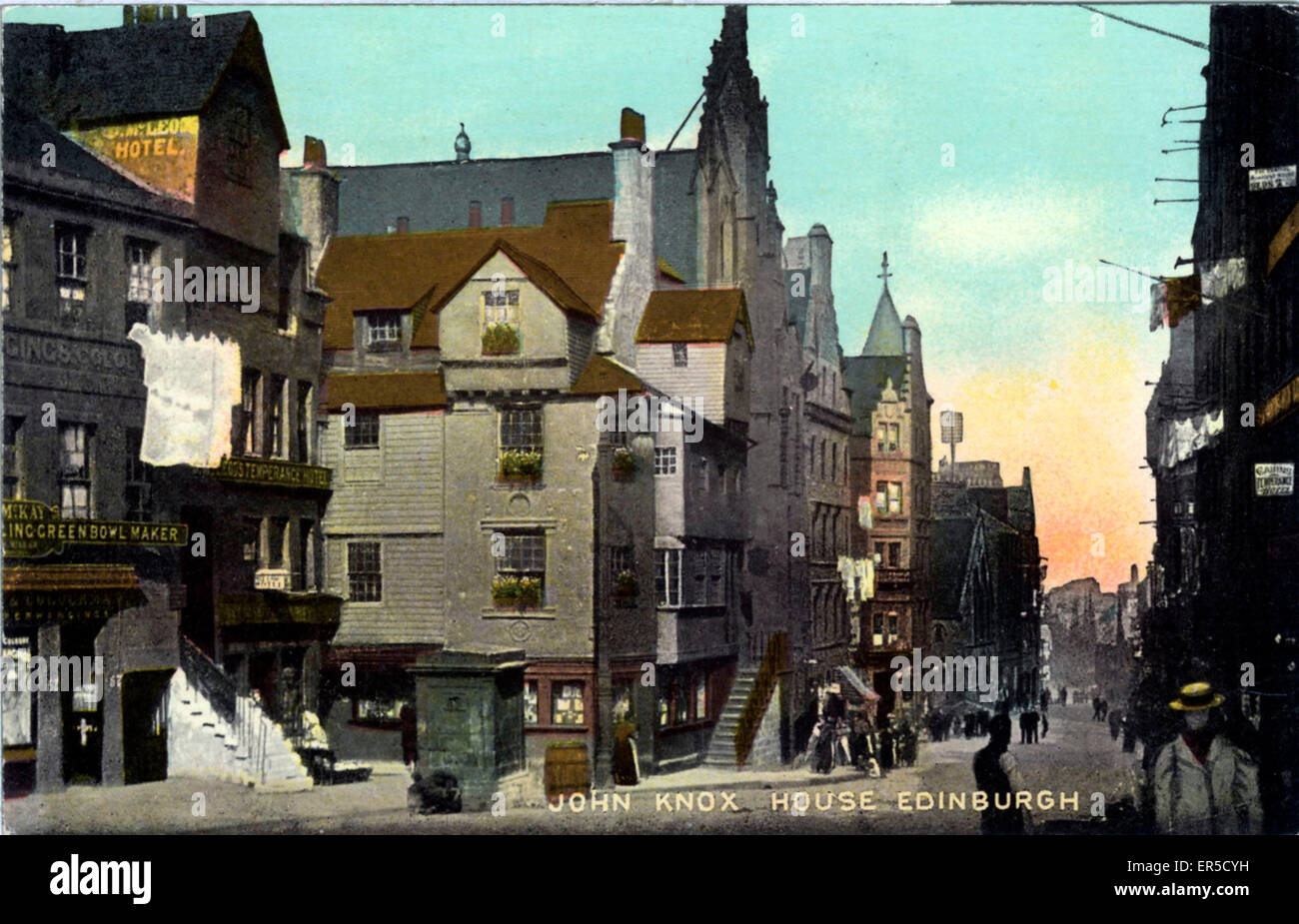 John KNOX House, Édimbourg, Midlothian Banque D'Images