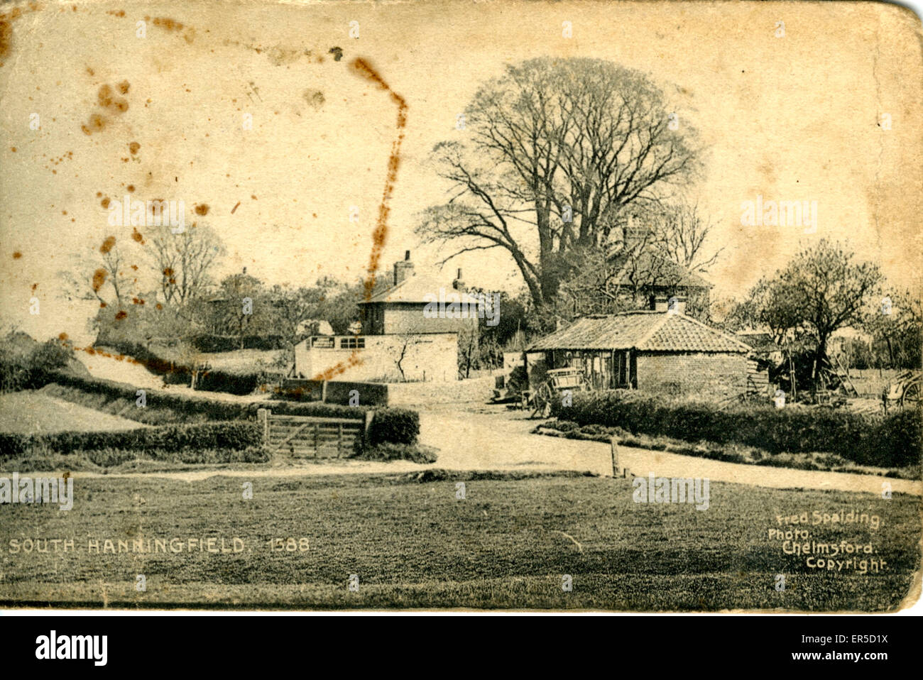 House & Farm, South Hanningfield, Essex Banque D'Images