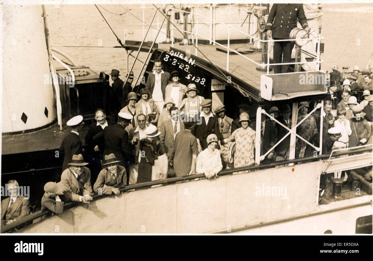 Bournemouth Queen Paddle Steamer, Bournemouth, Dorset Banque D'Images