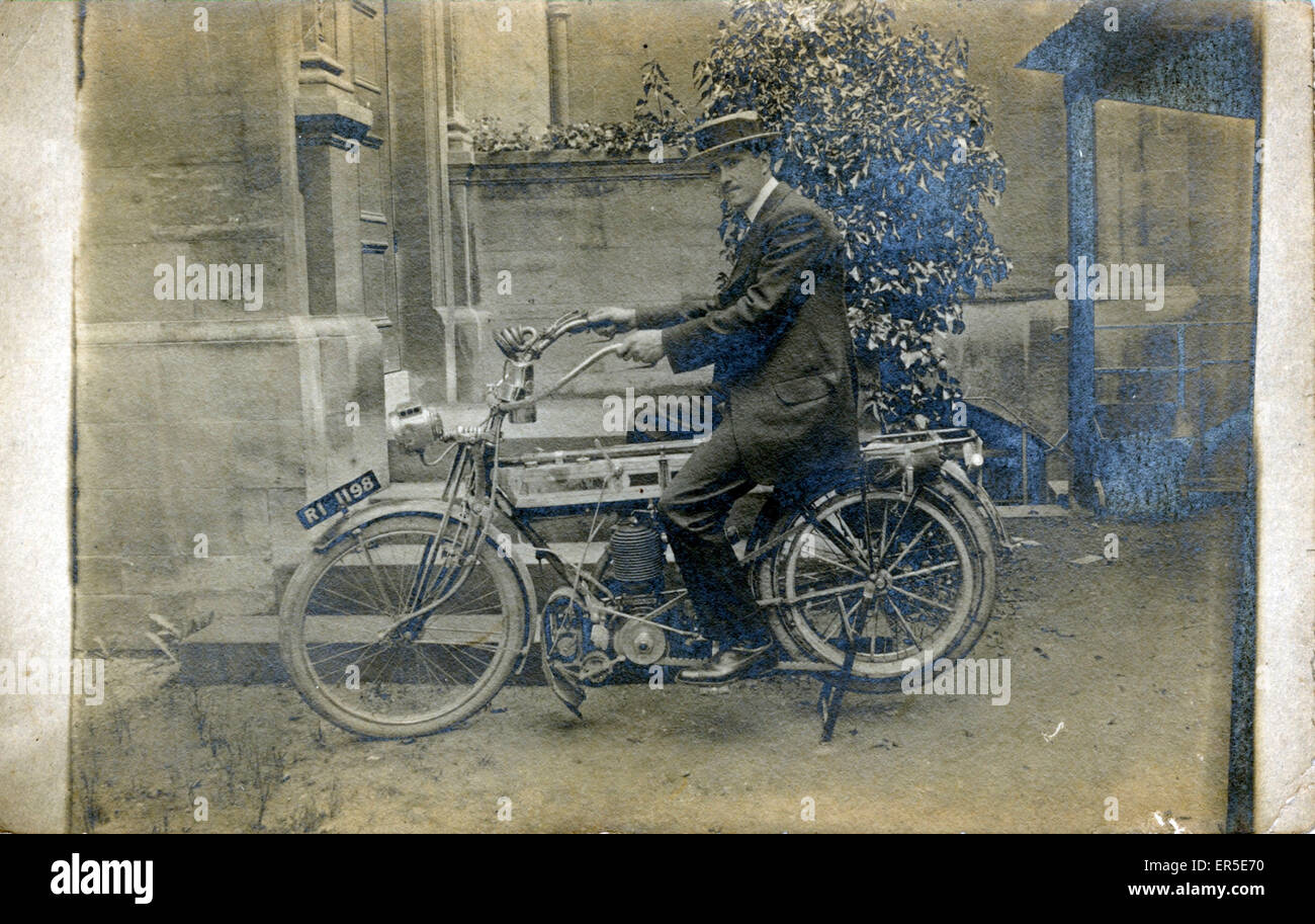 Moto Triumph Vintage Banque D'Images