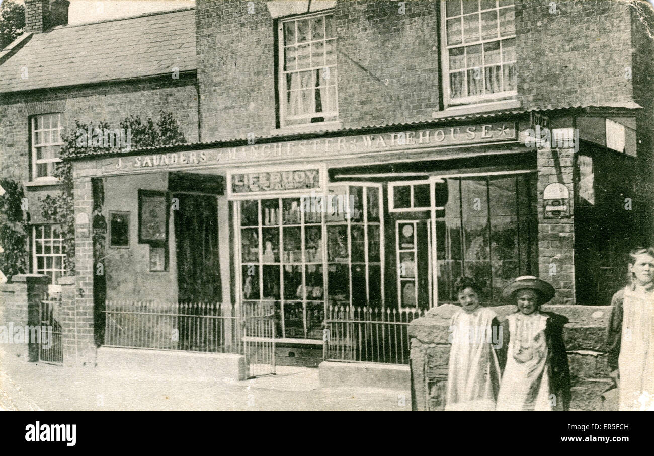 Church Street, Mark, Somerset Banque D'Images