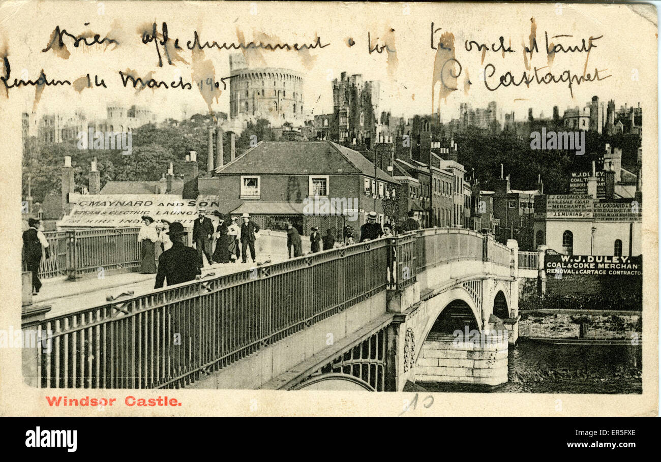 High Street, Windsor, Berkshire Banque D'Images