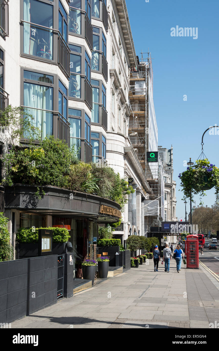 L'hôtel Athenaeum, Piccadilly, Mayfair, City of Westminster, London, England, United Kingdom Banque D'Images