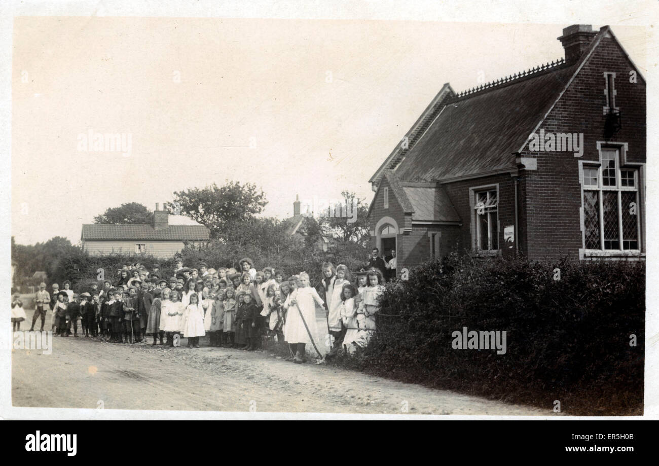Village School, emplacement inconnu Banque D'Images
