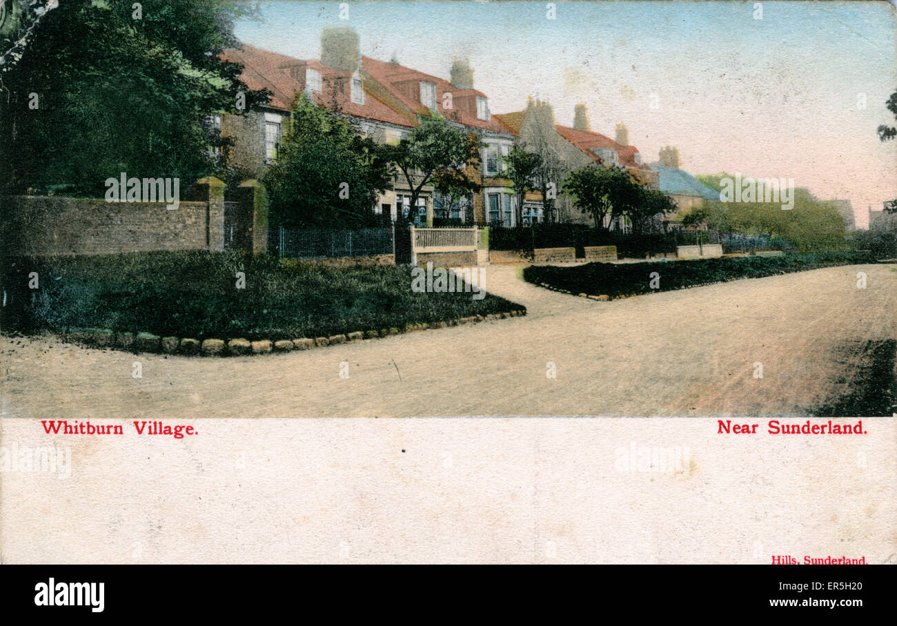Le village, Whitburn, comté de Durham Banque D'Images