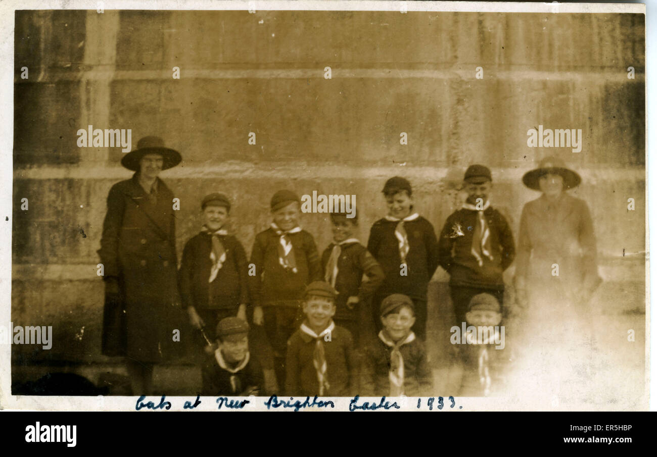 CUB-Scouts, New Brighton, Cheshire Banque D'Images