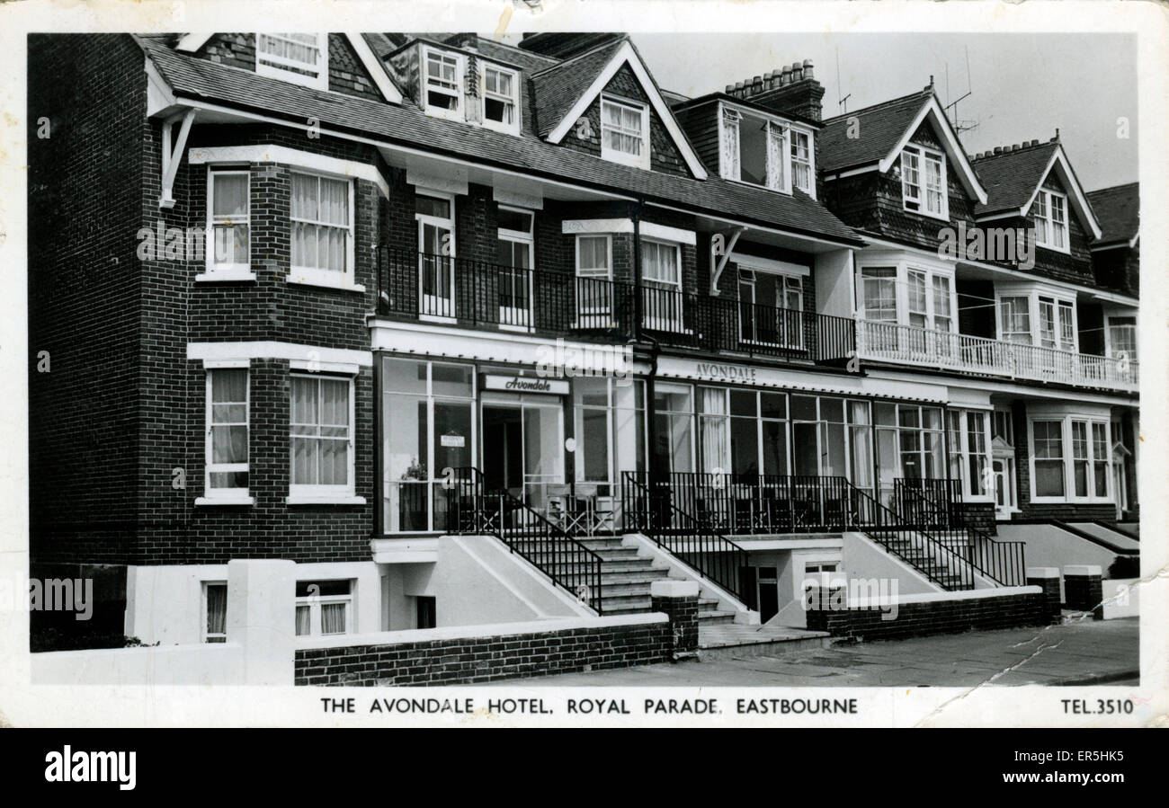 Royal Parade, Eastbourne, Sussex Banque D'Images