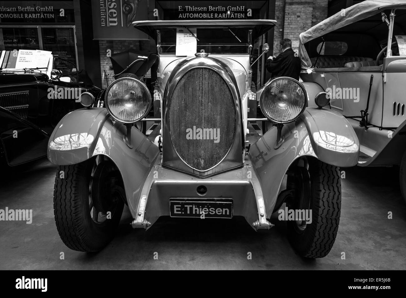 Vintage car le fabricant allemand de NAG D4 10/45 Phaeton. Banque D'Images