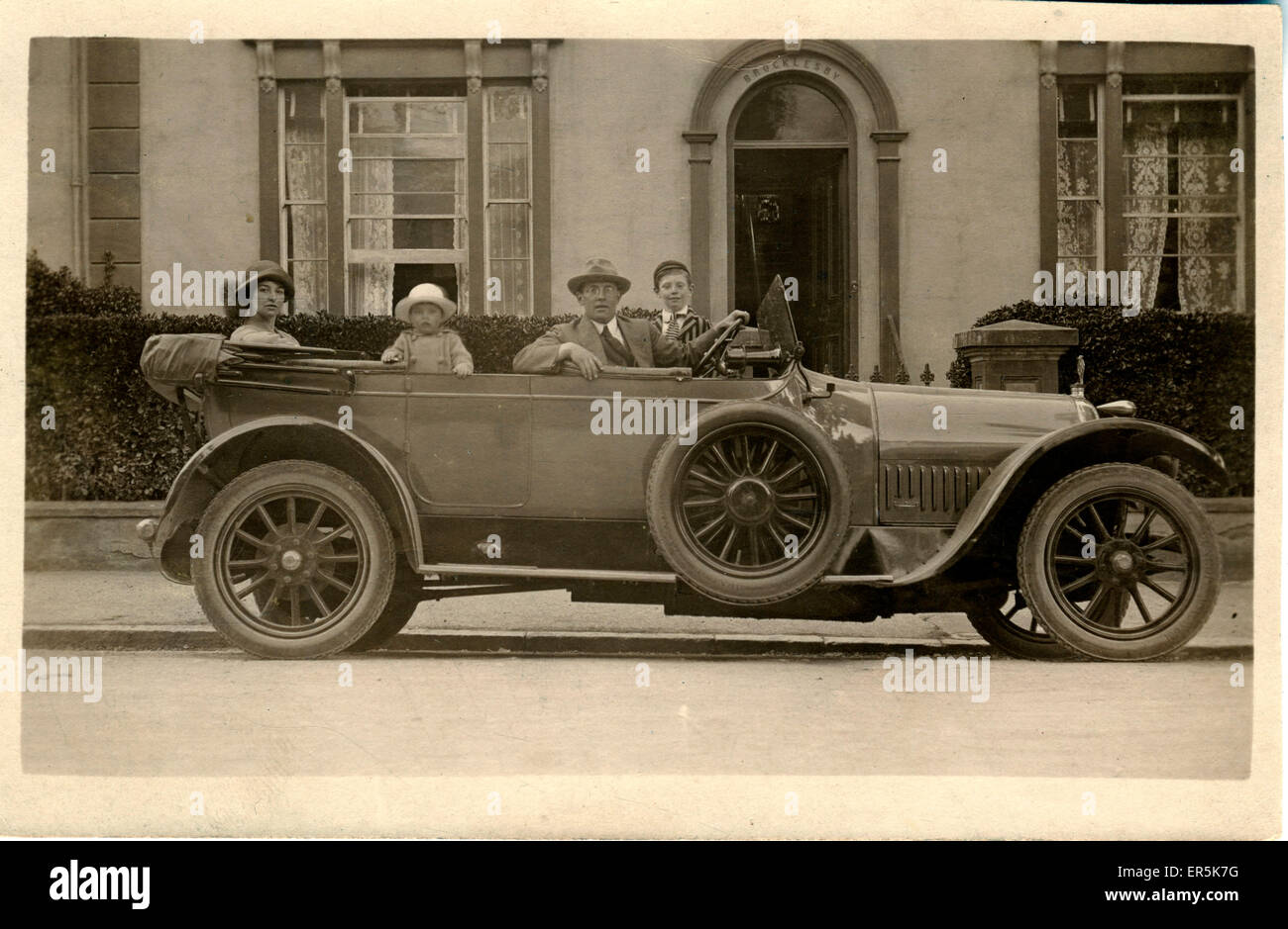 Darracq 10-12 Vintage car/Voiture ancienne, Angleterre Banque D'Images