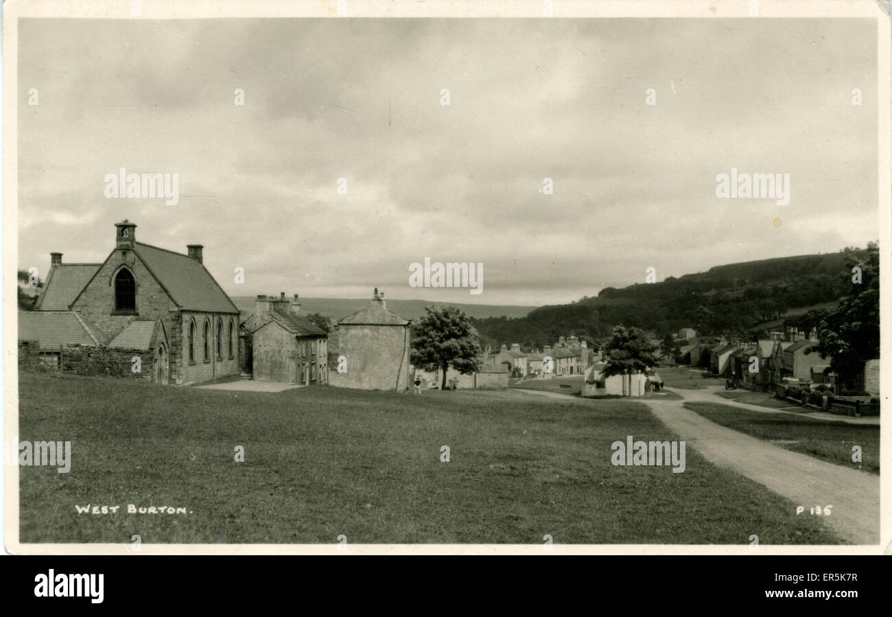 The Village, West Burton, Leyburn, Angleterre Banque D'Images