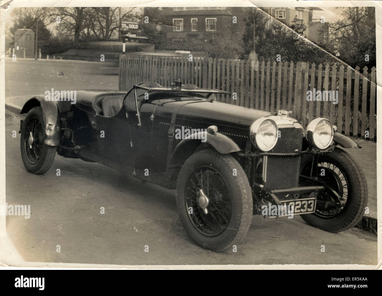 Alvis Speed Vintage car, Angleterre Banque D'Images