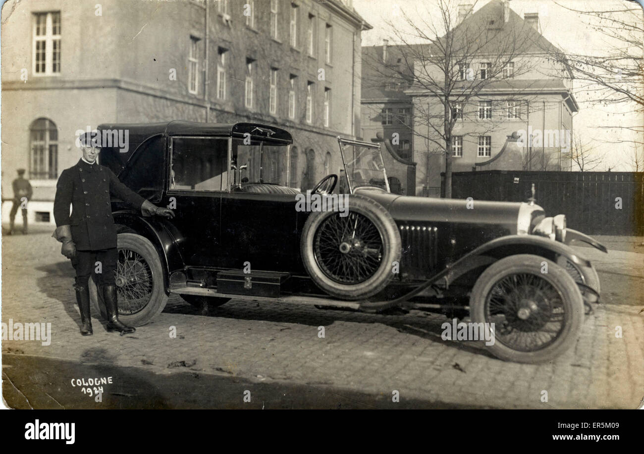 Austro Daimler Landaulet Vintage car, Cologne/K÷ln, Allemagne Banque D'Images