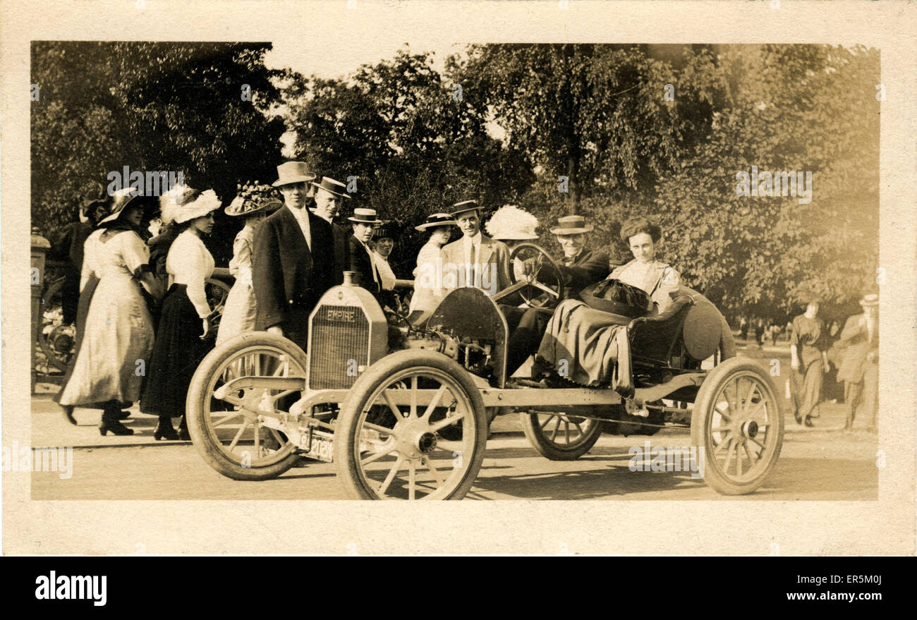 Voiture de course Empire Vintage, États-Unis Banque D'Images