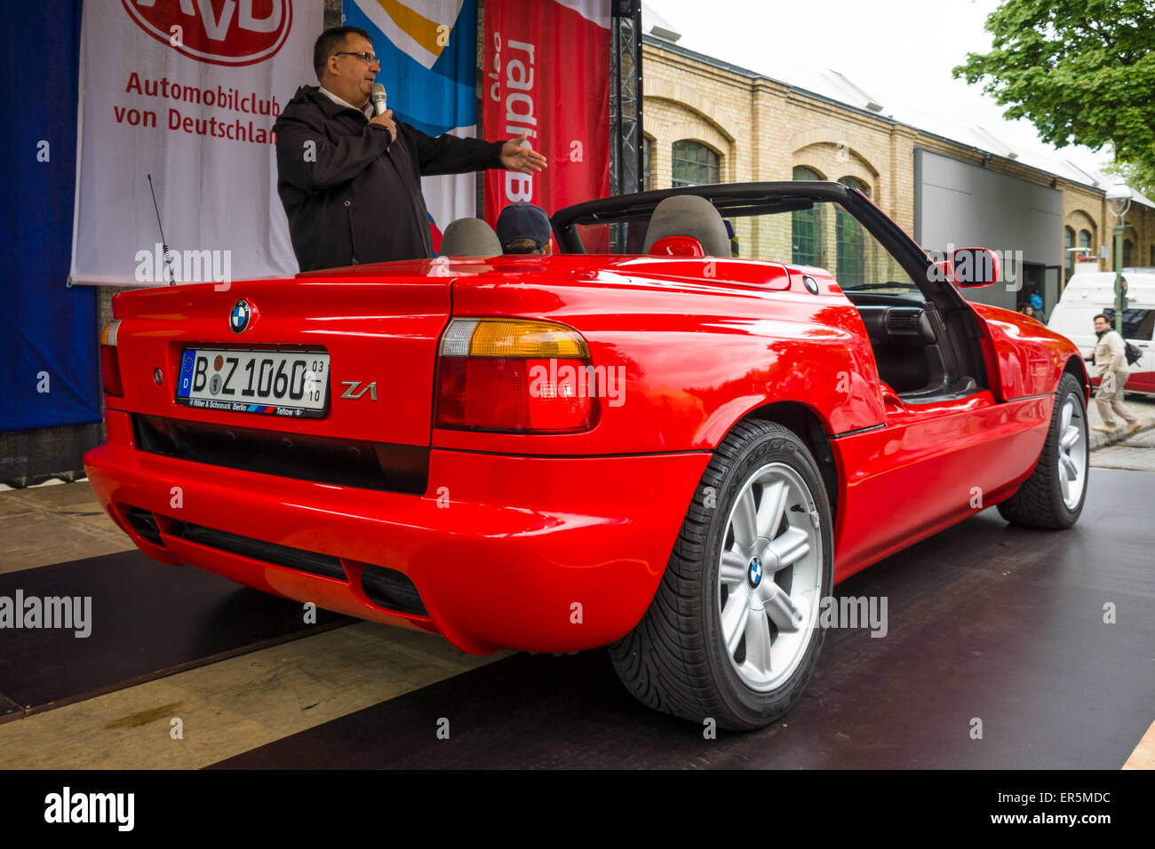 BERLIN - 10 MAI 2015 : BMW Z1 Roadster. Vue arrière. 28e Journée Oldtimer Berlin-brandebourg Banque D'Images
