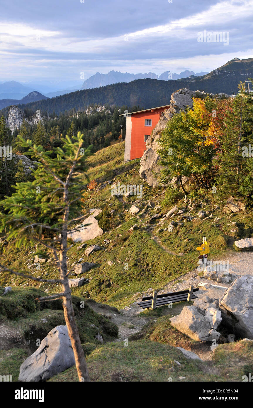 Sonnenalp sous l', Kampenwand, Chiemgau Haute-bavière, Bavière, Allemagne Banque D'Images