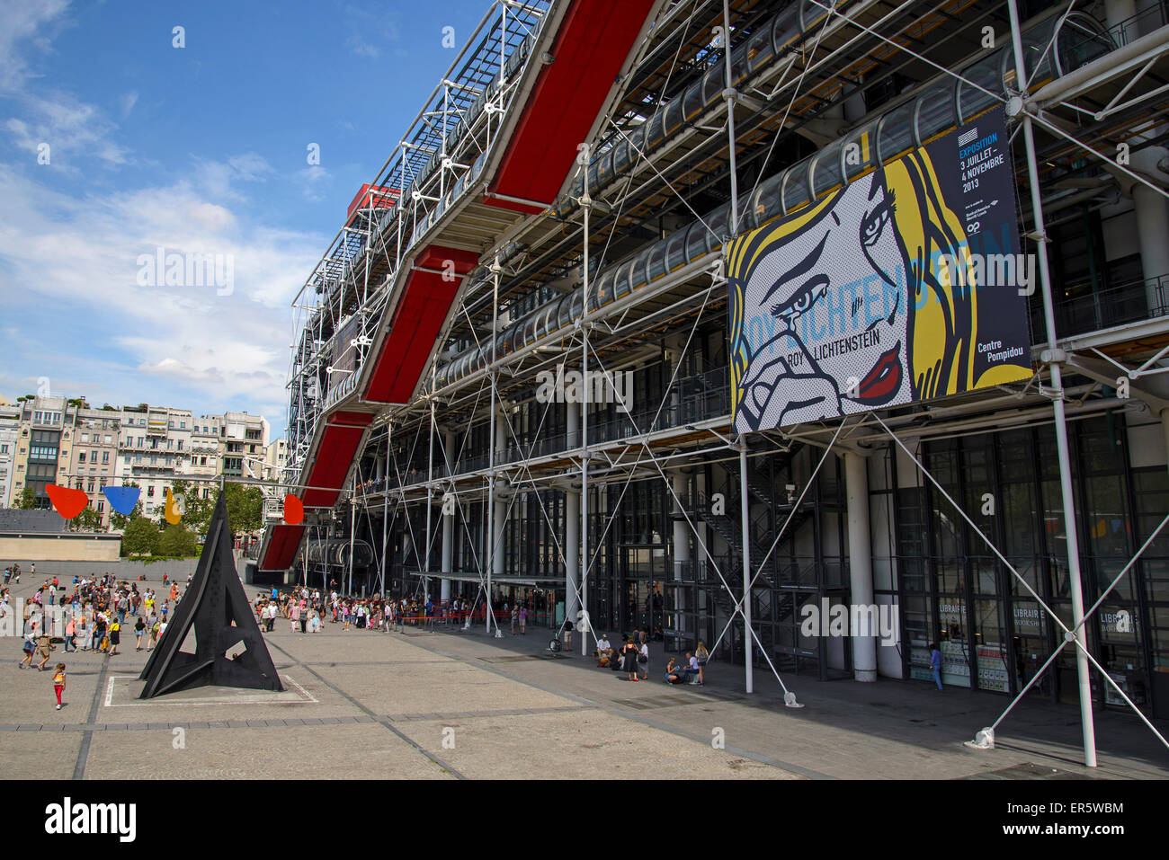 Centre Pompidou, Paris, France, Europe Banque D'Images