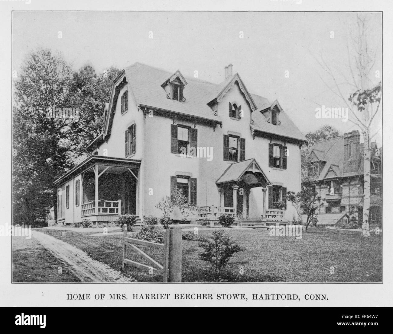 LA MAISON DE BEECHER STOWE Banque D'Images
