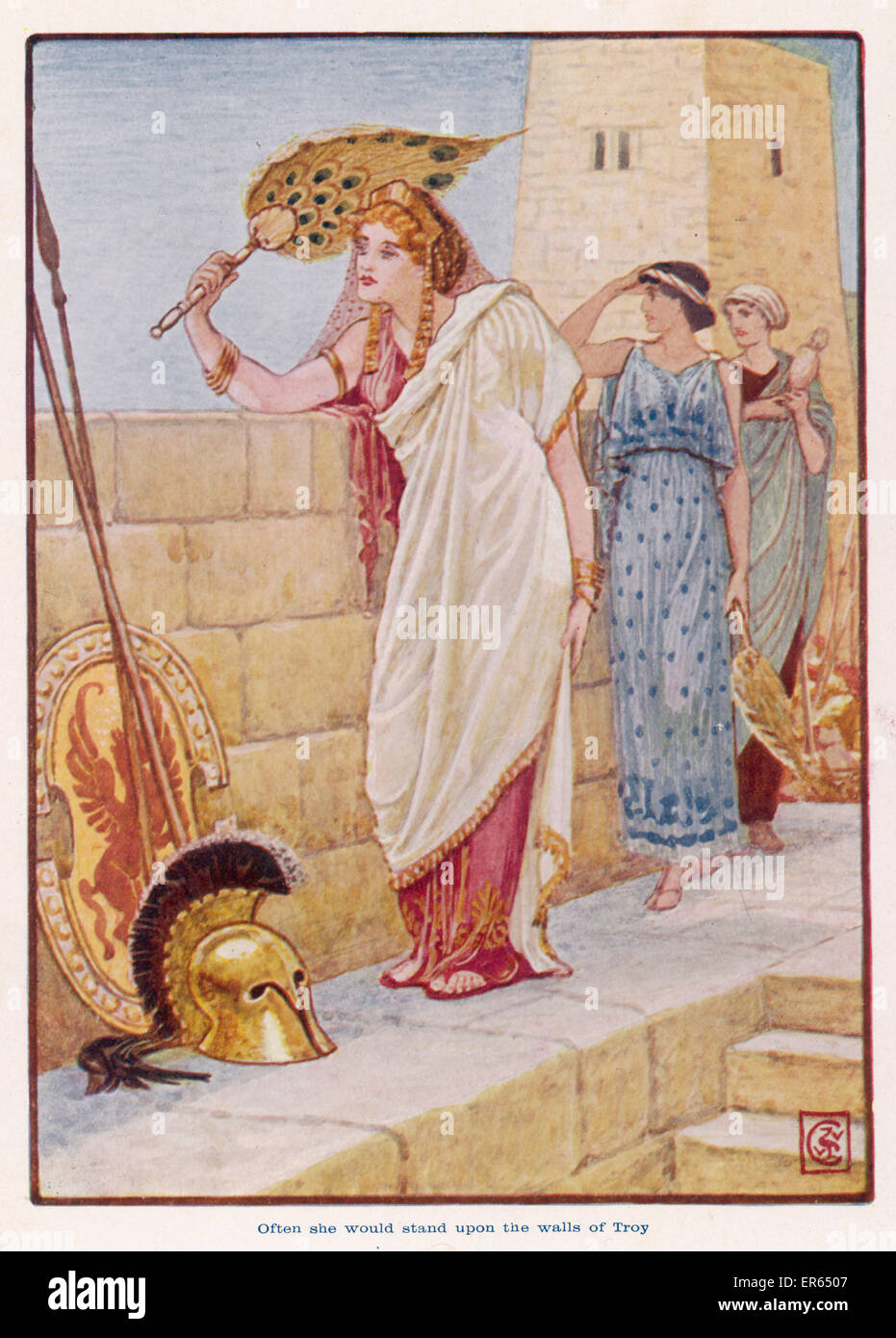 HÉLÈNE DE TROIE Banque D'Images