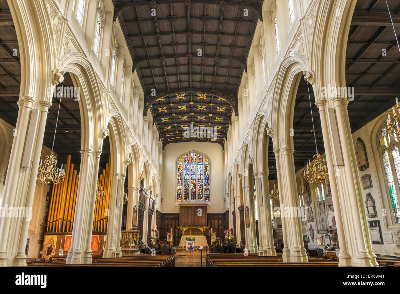 L'Angleterre, Londres, l'abbaye de Westminster, St Margaret's Church Banque D'Images