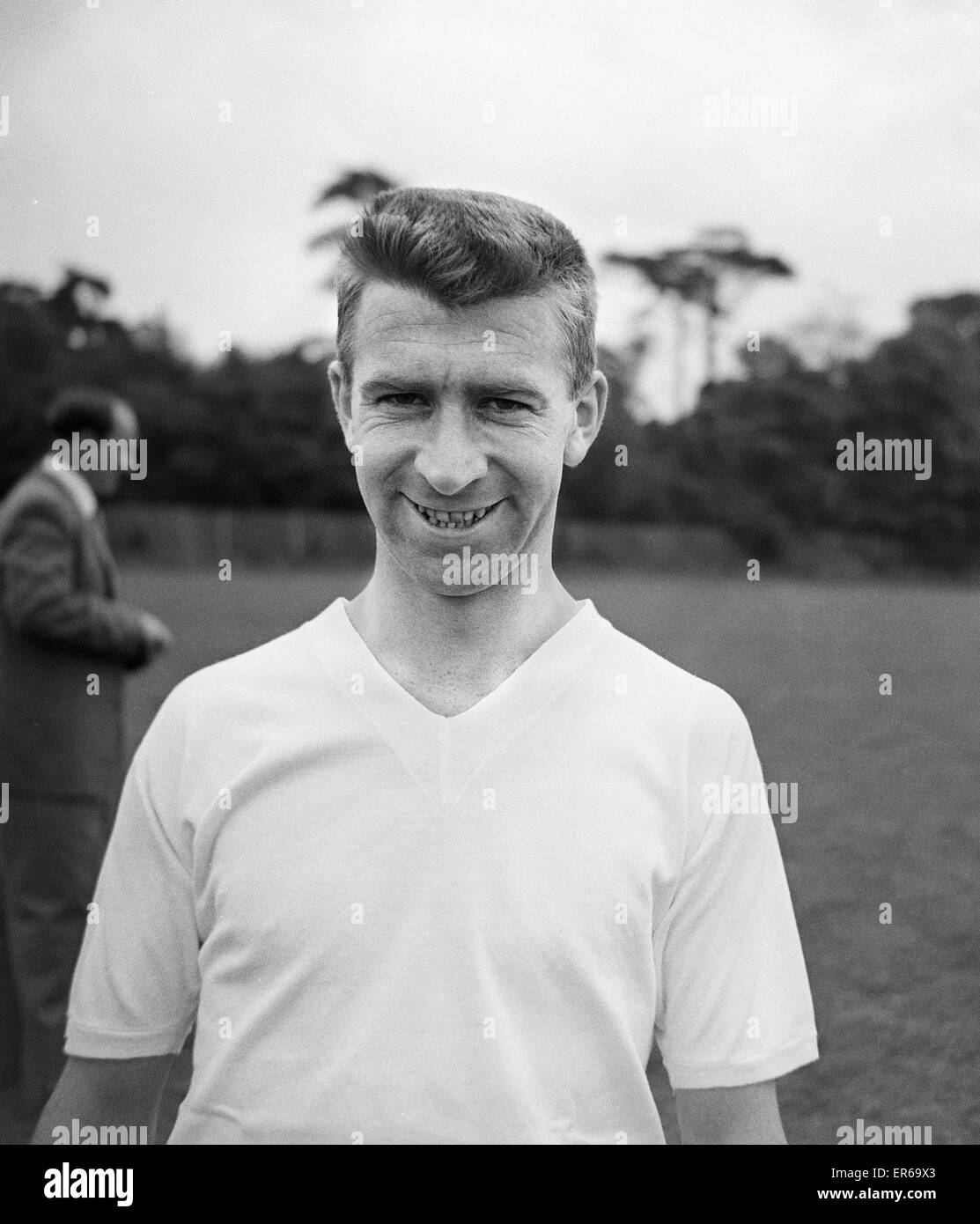 Joueur de Blackburn Rovers Bryan Douglas le 16 mai 1961. Banque D'Images