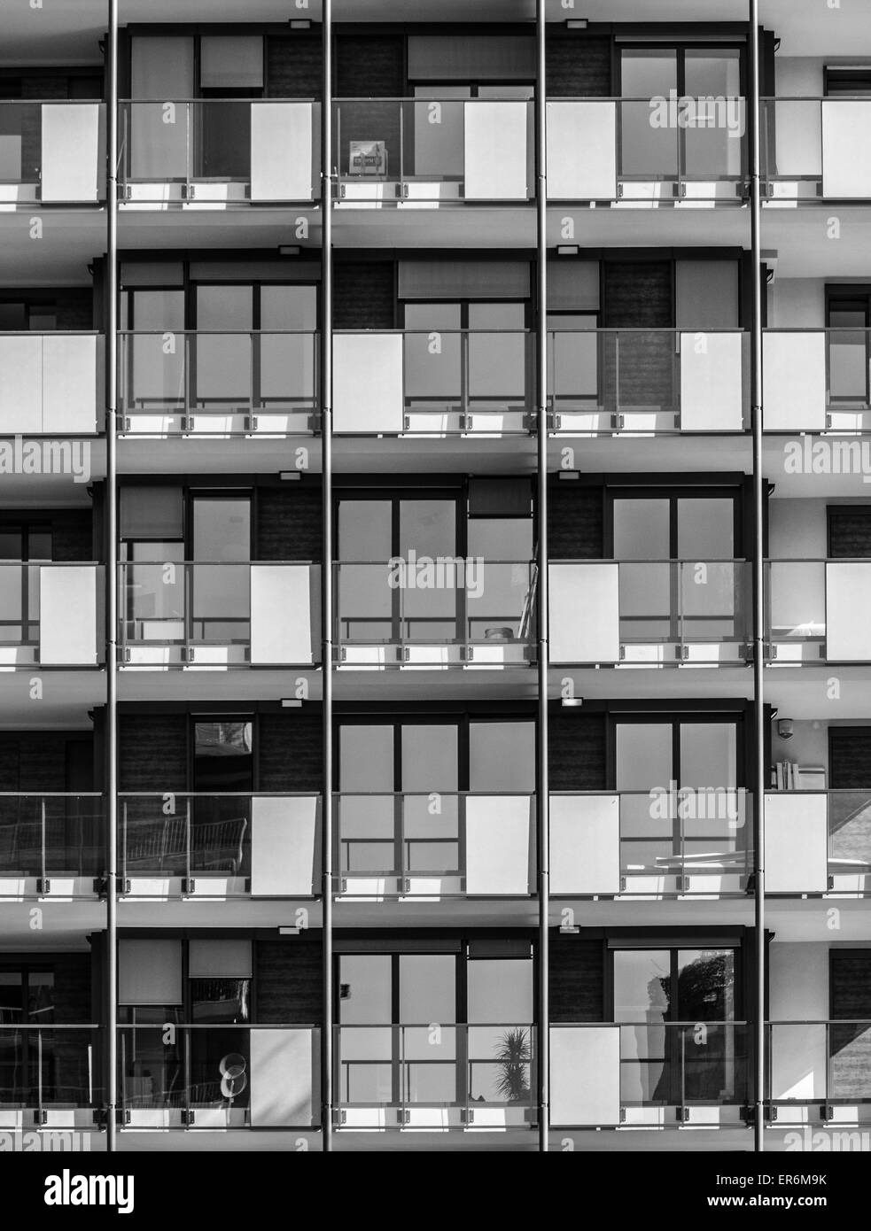 Windows carrés Banque D'Images